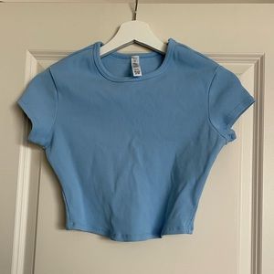 Ribbed Short Sleeve Shirt